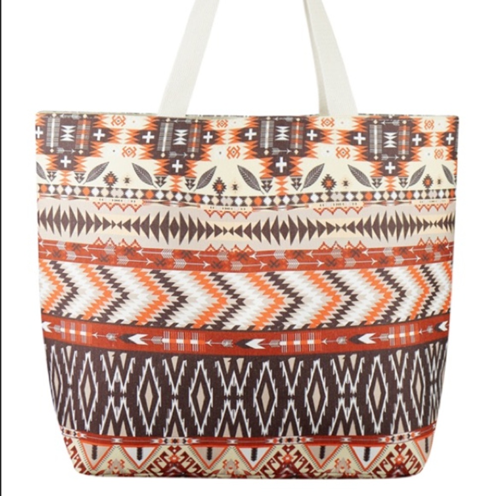AZTEC PATTERN TOTE BAG, New! 🌵 - Picture 7 of 11